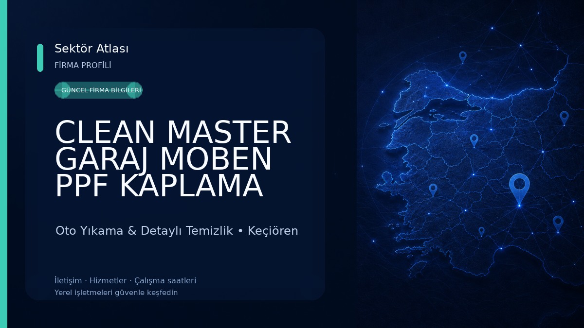 CLEAN MASTER GARAJ MOBEN PPF KAPLAMA ANKARA - OTO YIKAMA & DETAILING ETLİK Oto Yıkama & Detaylı Temizlik