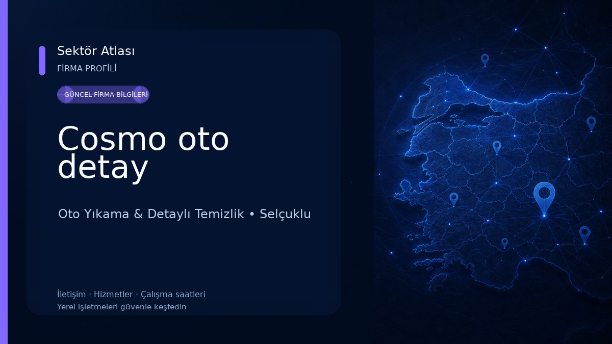 Cosmo oto detay Oto Yıkama & Detaylı Temizlik