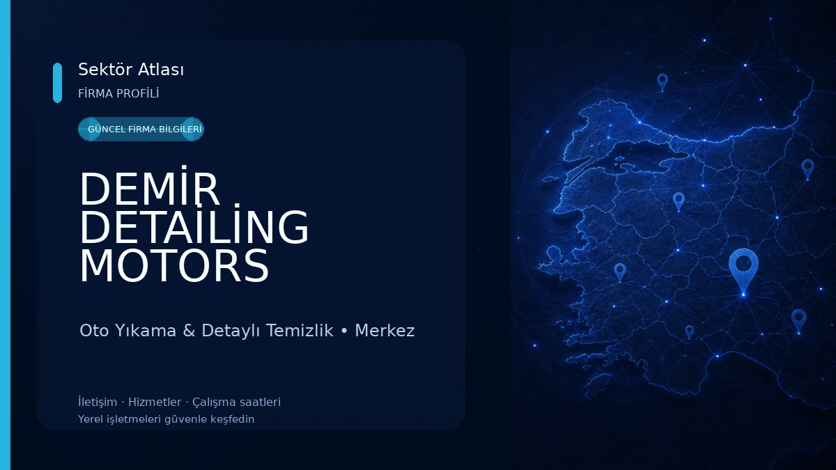 DEMİR DETAİLİNG MOTORS Oto Yıkama & Detaylı Temizlik