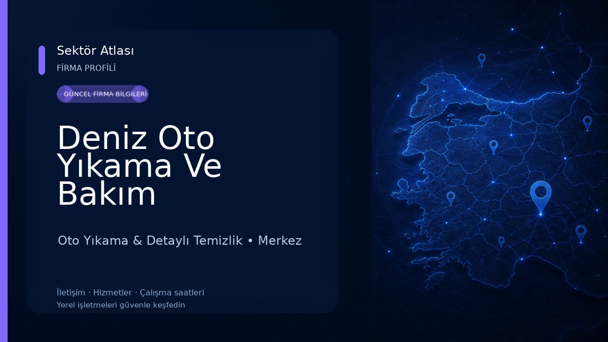 Deniz Oto Yıkama Ve Bakım 