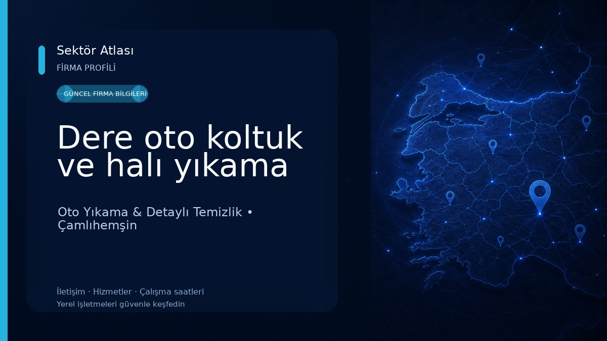 Dere oto koltuk ve halı yıkama Oto Yıkama & Detaylı Temizlik