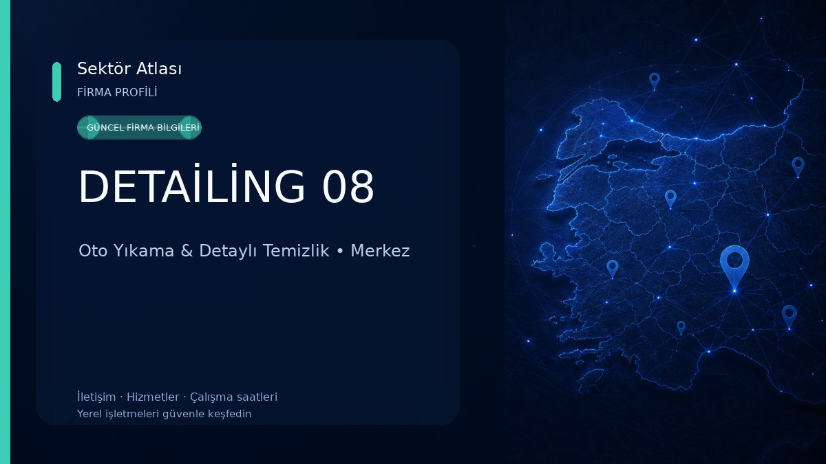 DETAİLİNG 08 Oto Yıkama & Detaylı Temizlik