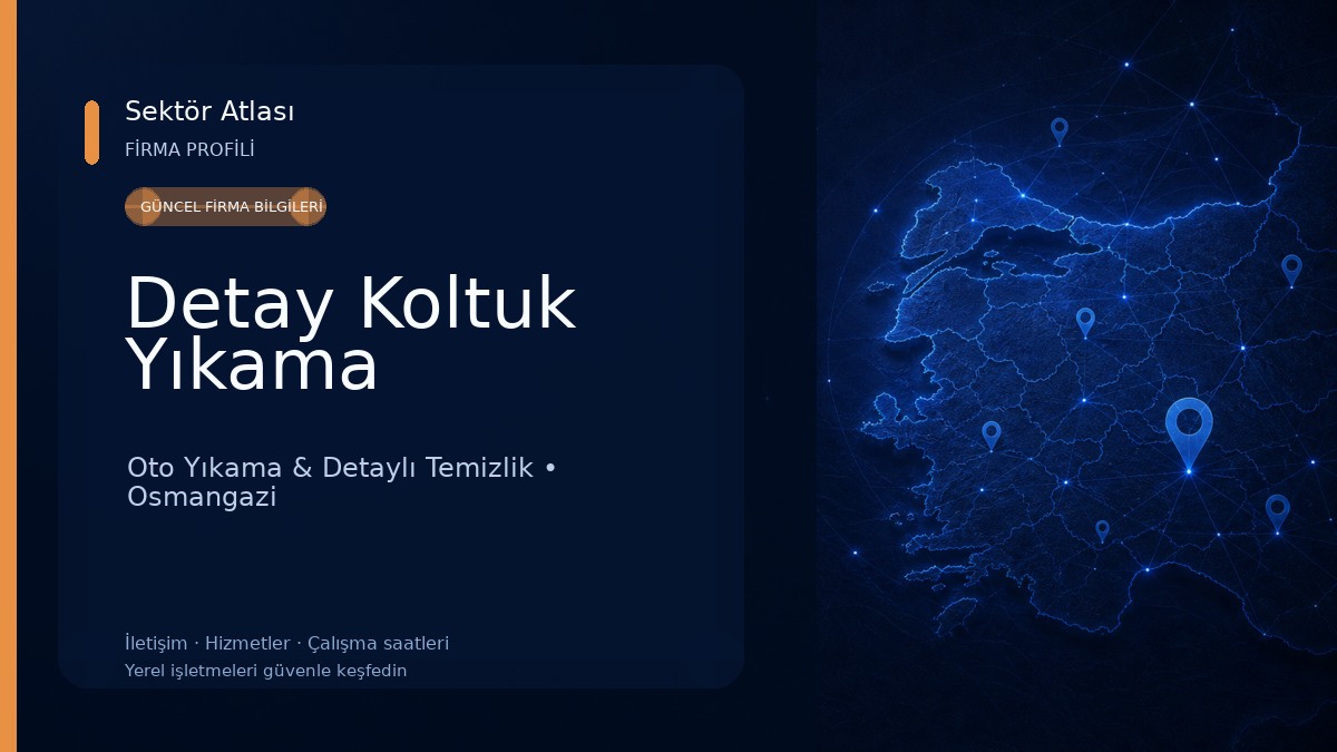 Detay Koltuk Yıkama Oto Yıkama & Detaylı Temizlik