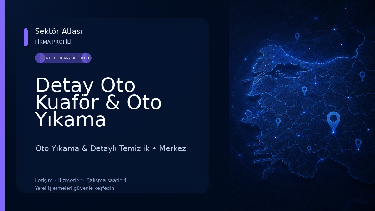 Detay Oto Kuaför & Oto Yıkama Oto Yıkama & Detaylı Temizlik
