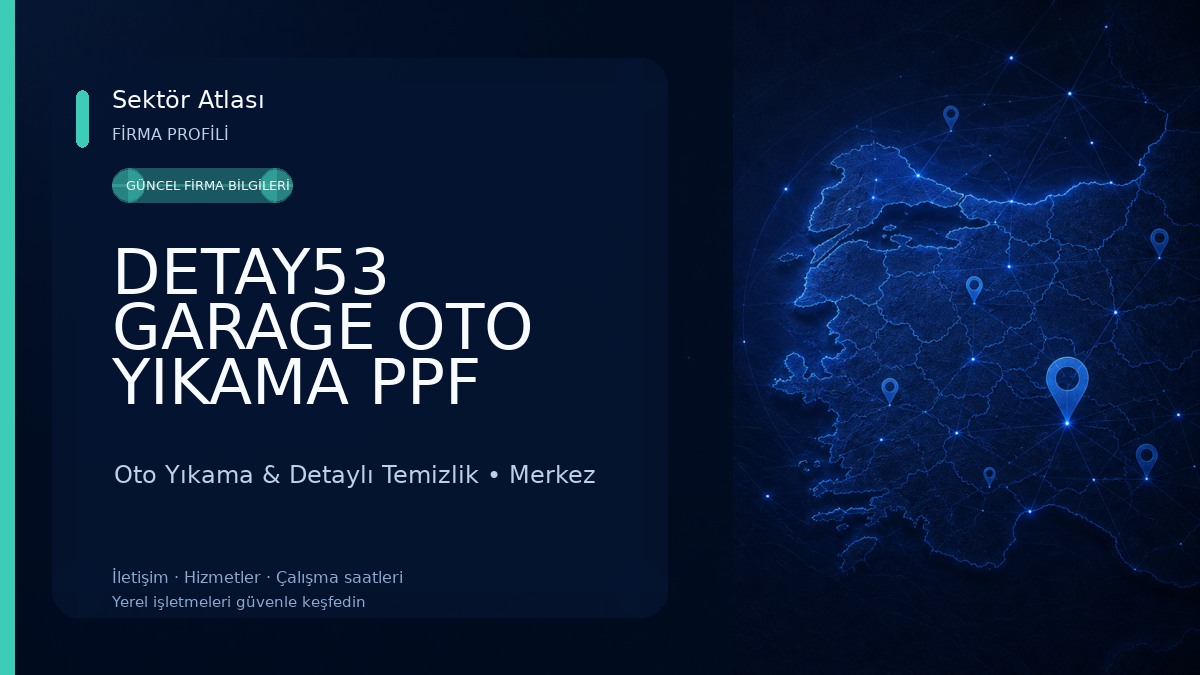 DETAY53 GARAGE OTO YIKAMA PPF KAPLAMA, PASTA CİLA VE SERAMİK KAPLAMA Yağ bakımı periyodik bakım aksesuar 