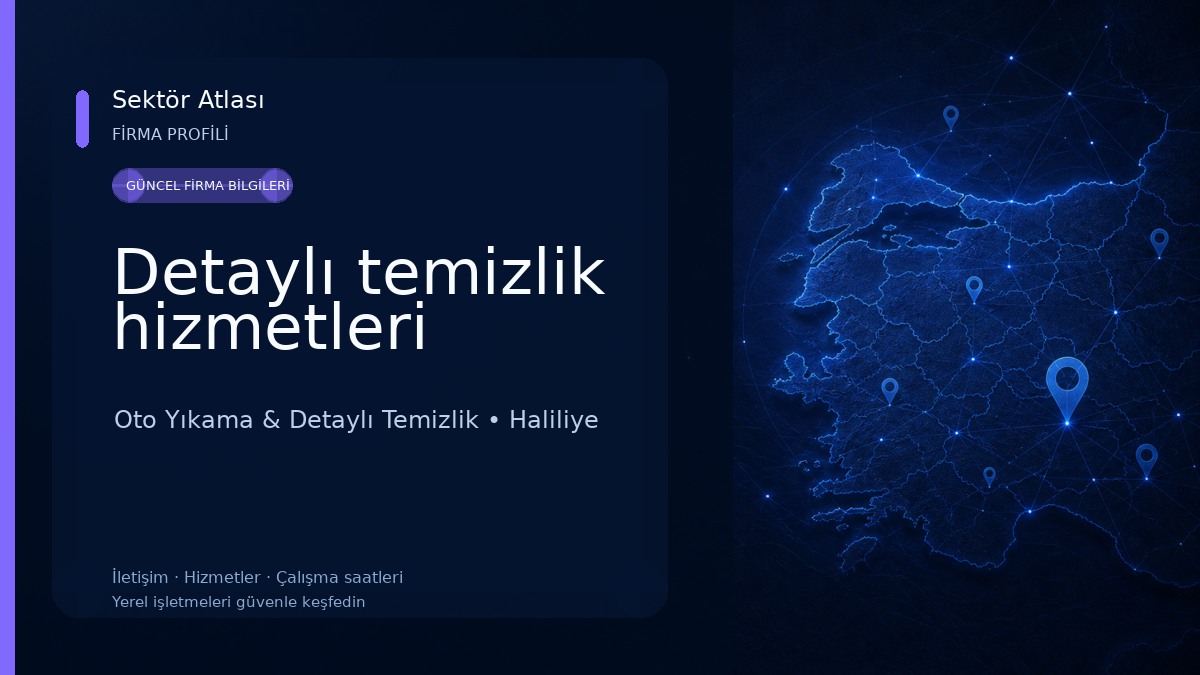 Detaylı temizlik hizmetleri Oto Yıkama & Detaylı Temizlik