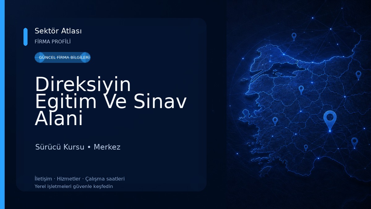 Direksiyin Egitim Ve Sinav Alani