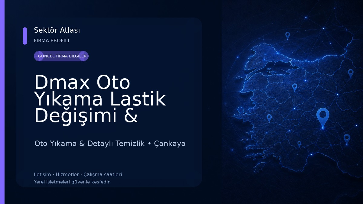 Dmax Oto Yıkama Lastik Değişimi & Detaylı Temizlik Araç Kaplama
