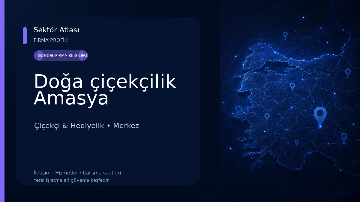 Doğa çiçekçilik Amasya