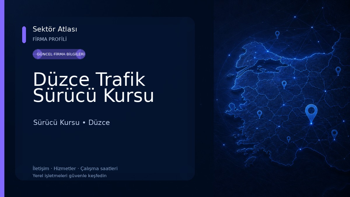 Düzce Trafik Sürücü Kursu 