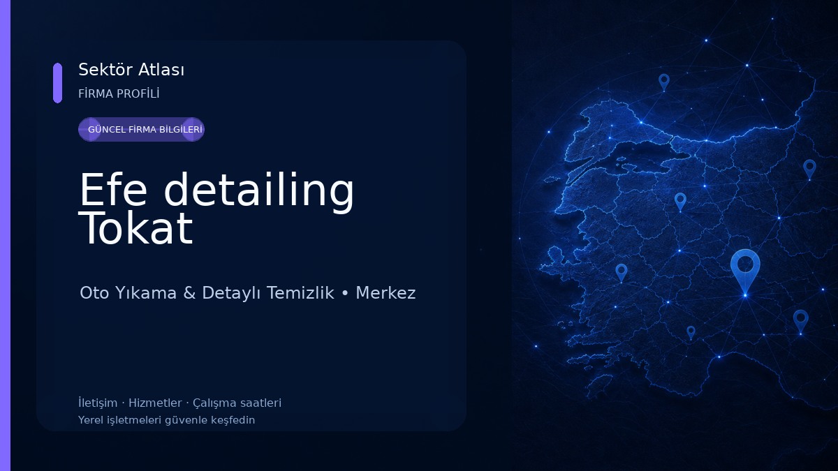 Efe detailing Tokat Oto Yıkama & Detaylı Temizlik