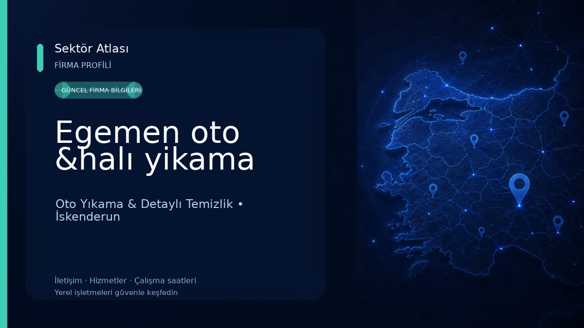Egemen oto &halı yikama Oto Yıkama & Detaylı Temizlik