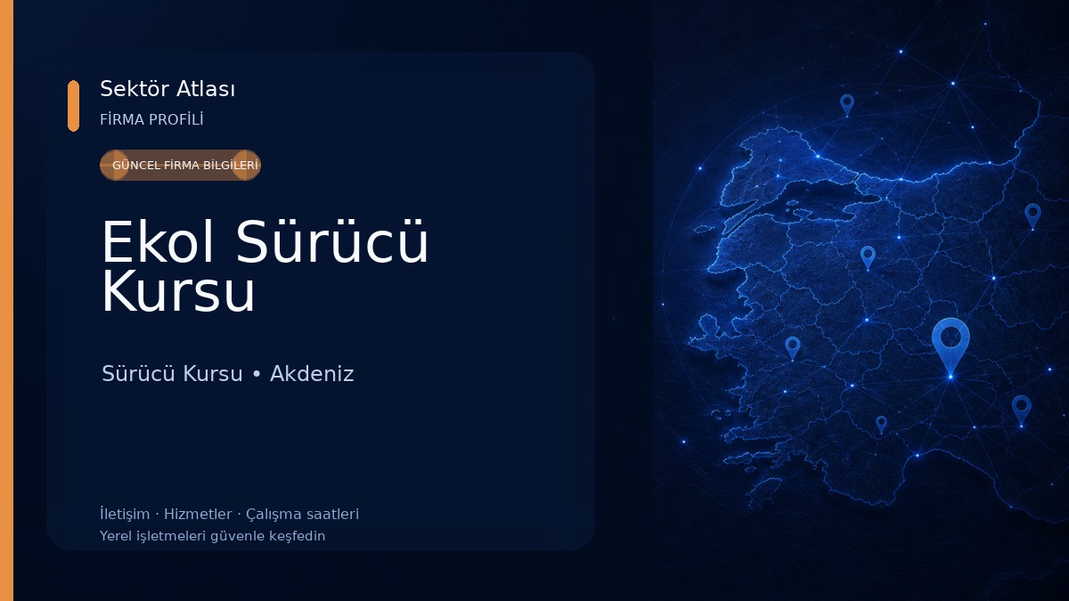 Ekol Sürücü Kursu Sürücü Kursu