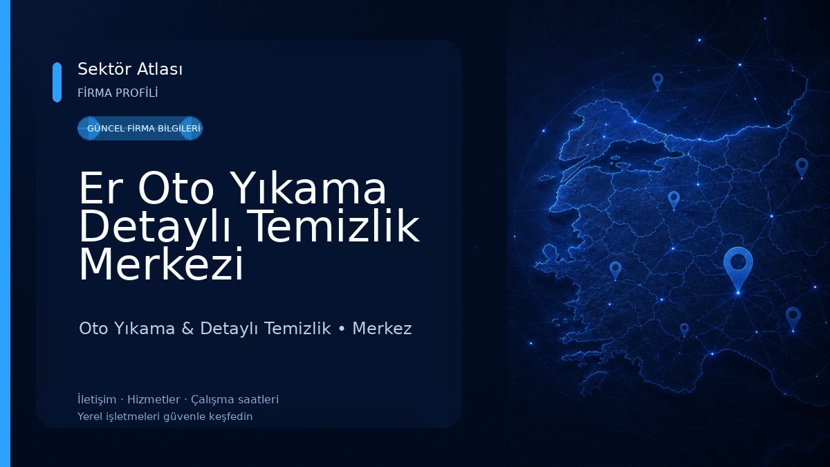 Er Oto Yıkama Detaylı Temizlik Merkezi Oto Yıkama & Detaylı Temizlik