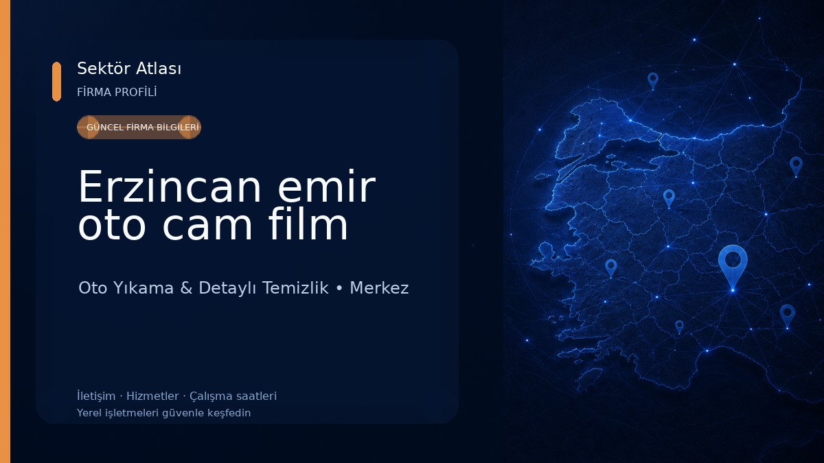 Erzincan emir oto cam film