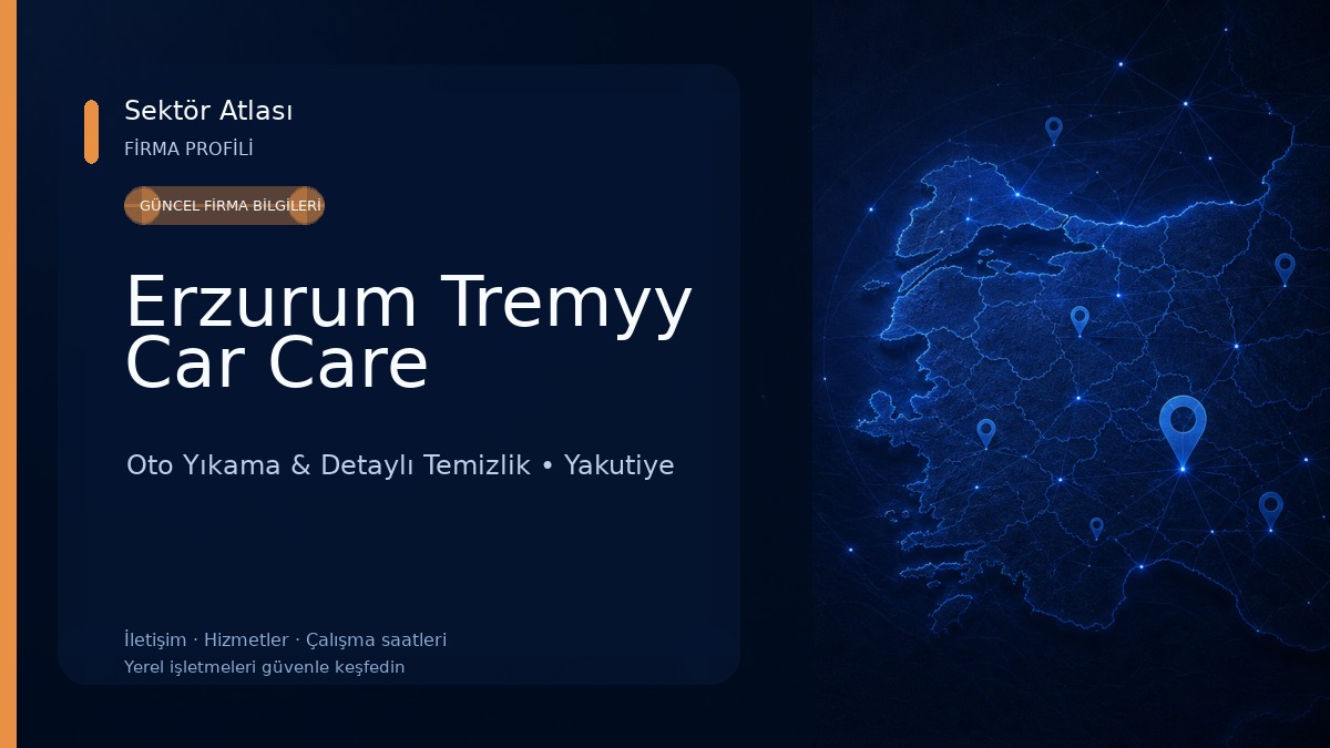Erzurum Tremyy Car Care Oto Yıkama & Detaylı Temizlik