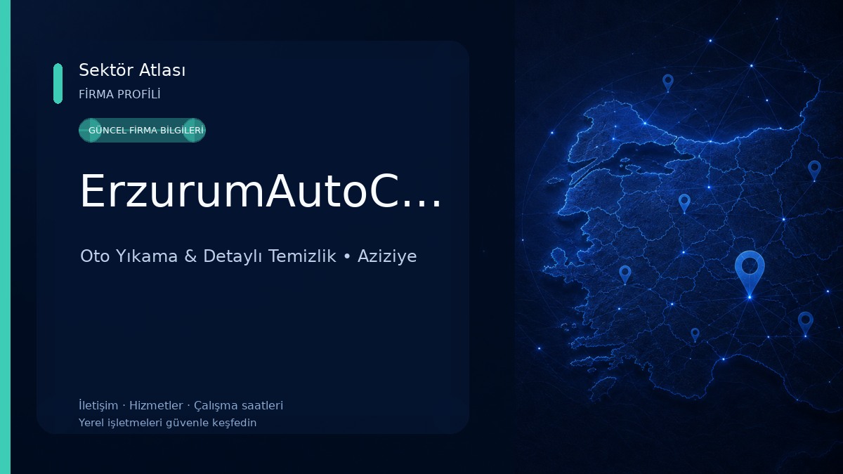 ErzurumAutoClub Oto Yıkama & Detaylı Temizlik