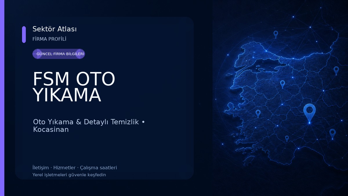 FSM OTO YIKAMA Oto Yıkama & Detaylı Temizlik