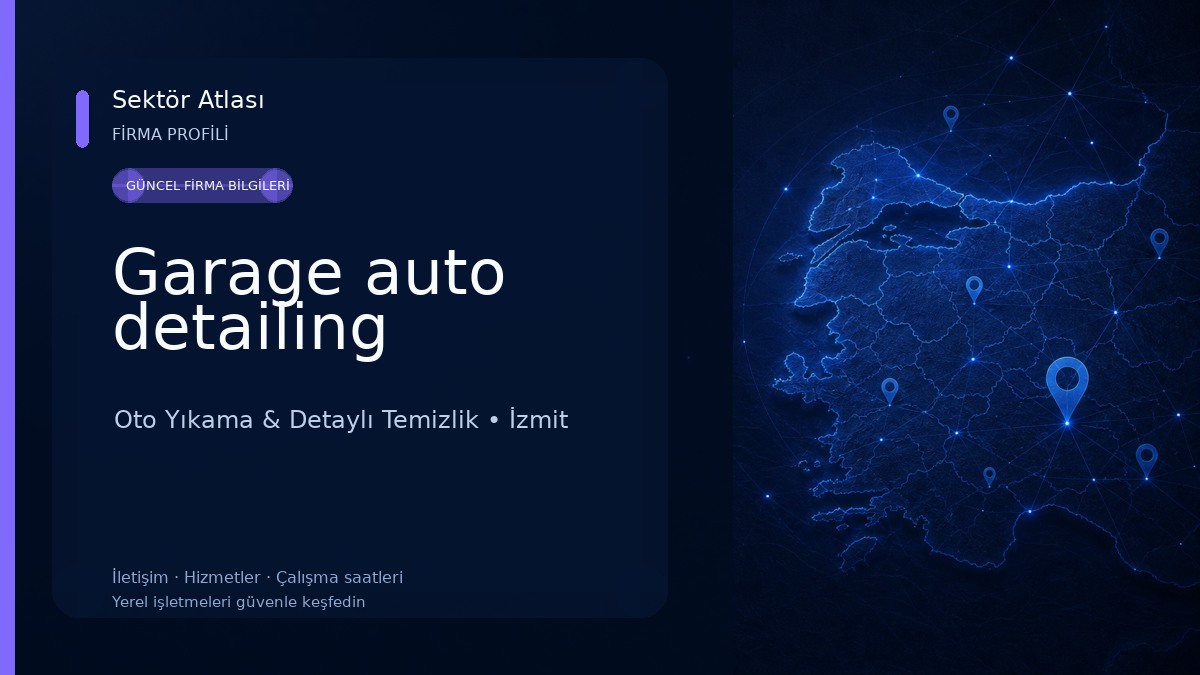 Garage auto detailing Oto Yıkama & Detaylı Temizlik
