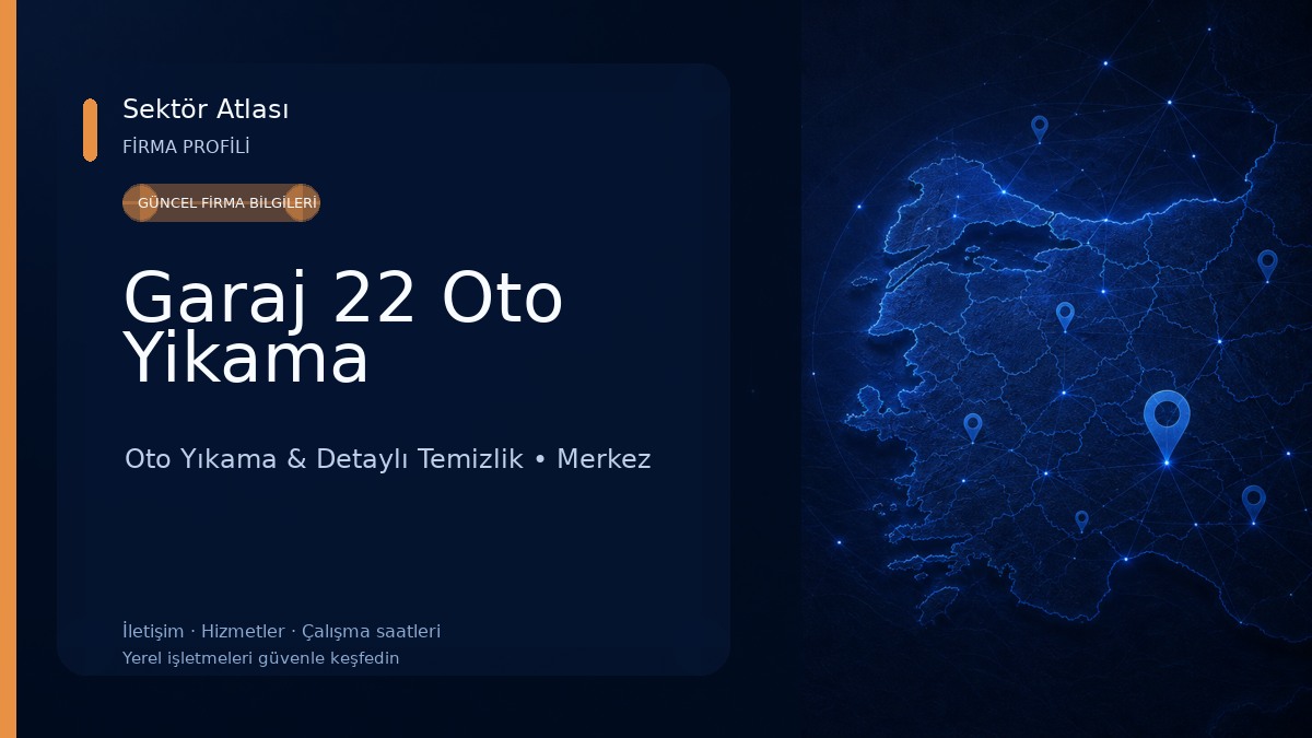 Garaj 22 Oto Yikama Oto Yıkama & Detaylı Temizlik