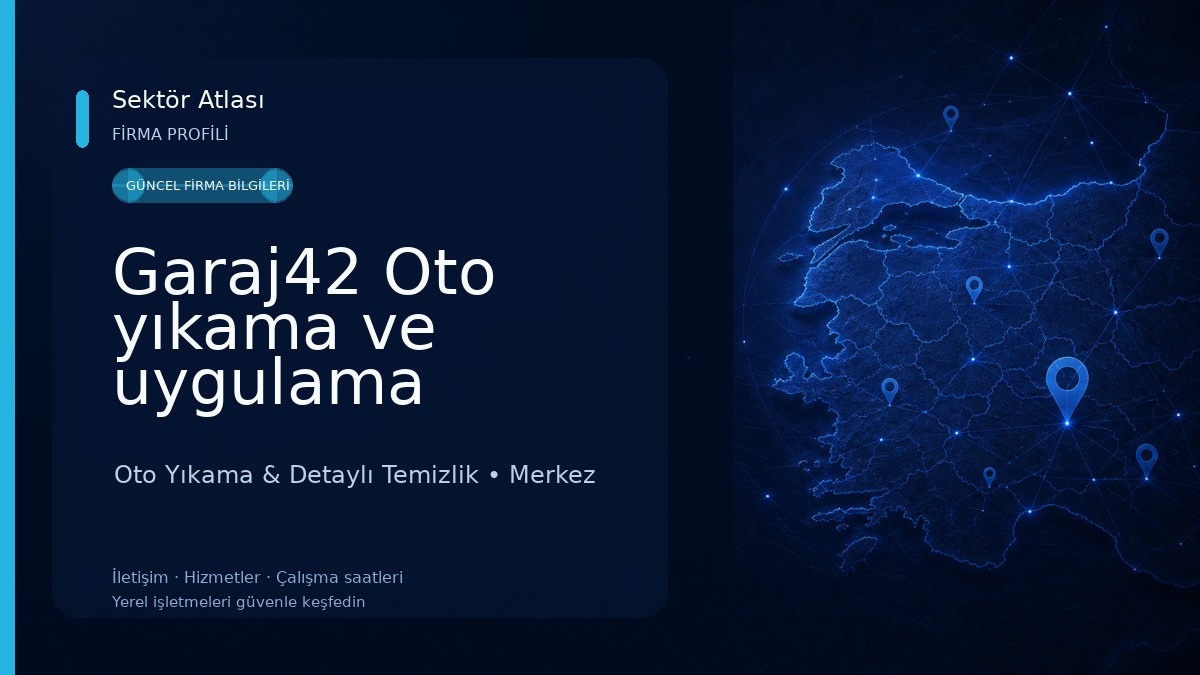 Garaj42 Oto yıkama ve uygulama merkezi