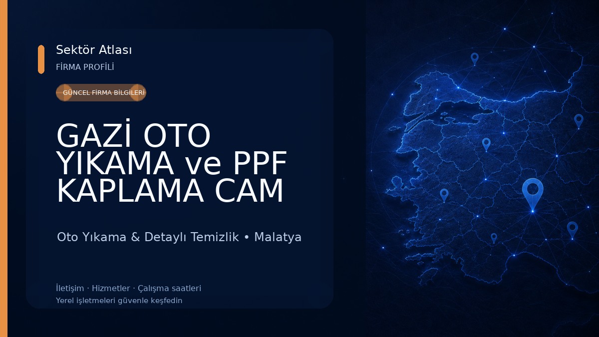 GAZİ OTO YIKAMA ve PPF KAPLAMA CAM FİLMİ PASTA CİLA MERKEZİ
