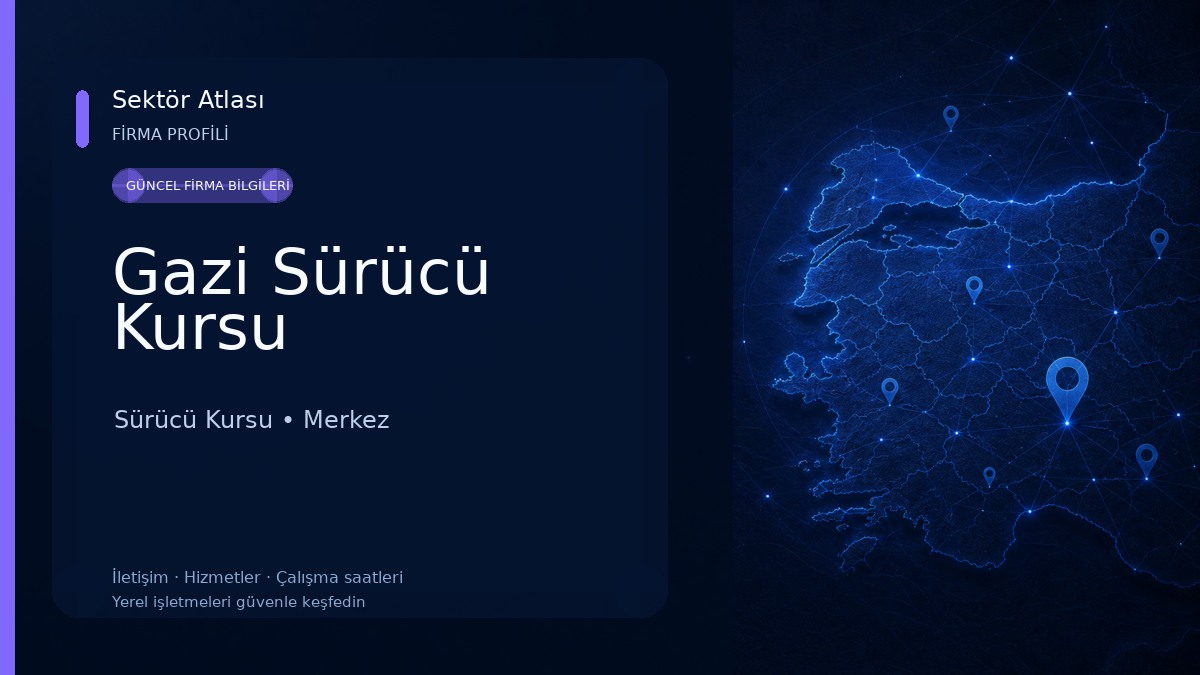 Gazi Sürücü Kursu Sürücü Kursu