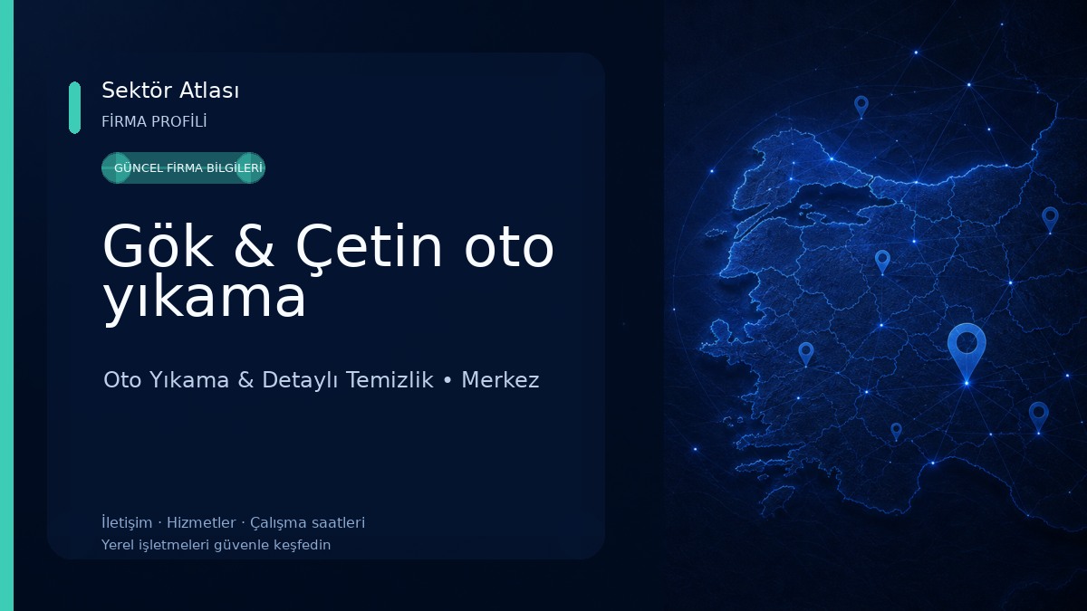 Gök & Çetin oto yıkama Oto Yıkama & Detaylı Temizlik