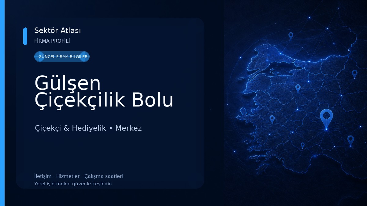 Gülşen Çiçekçilik Bolu Çiçekçi & Hediyelik