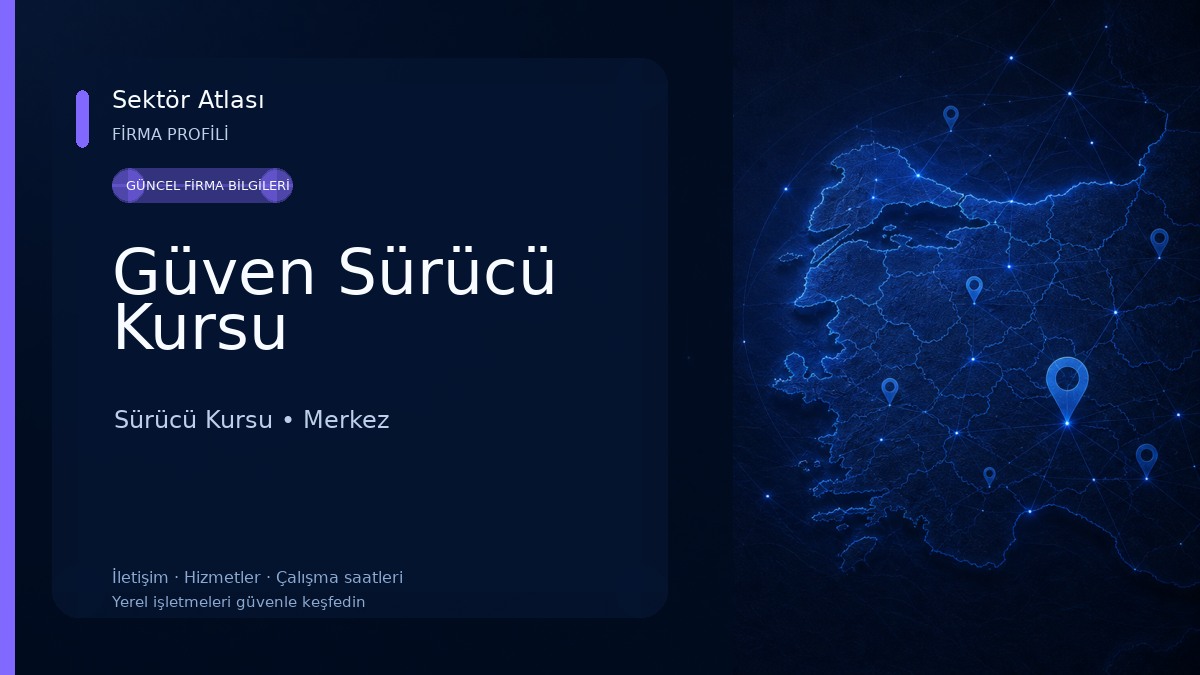 Güven Sürücü Kursu Sürücü Kursu