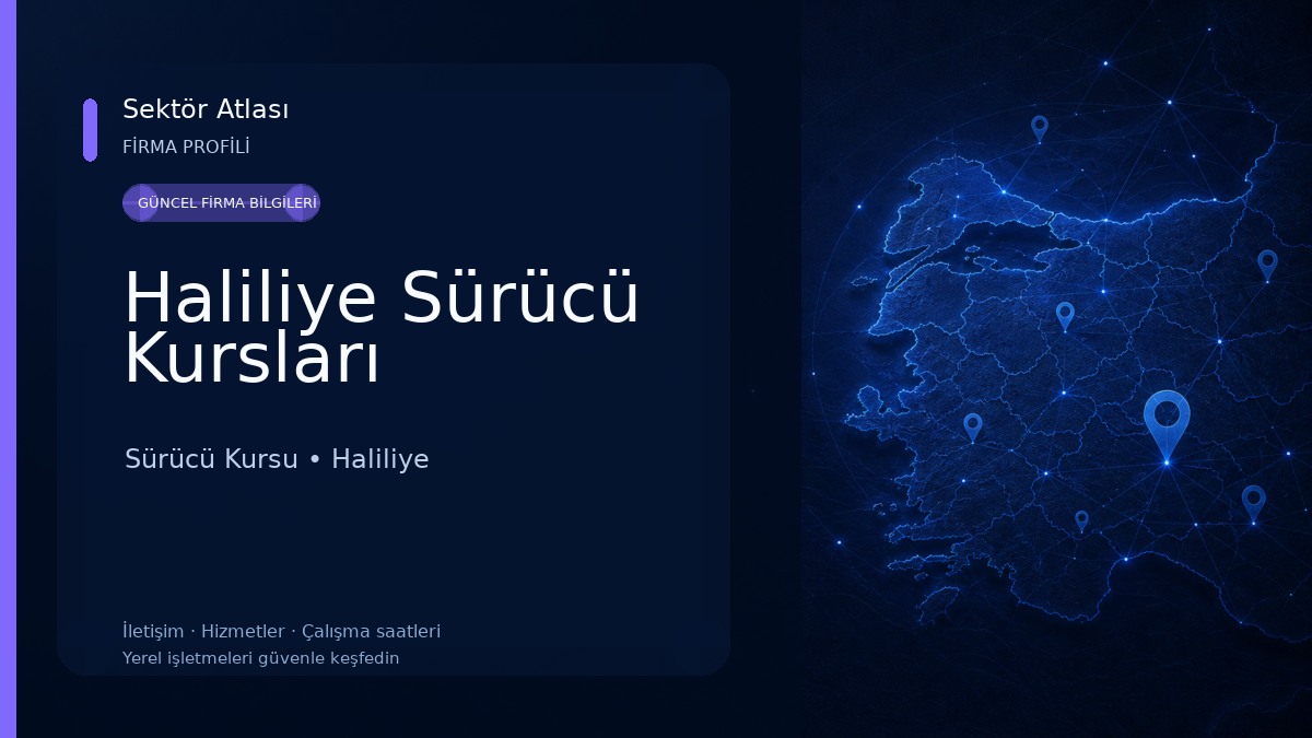 Haliliye Sürücü Kursları