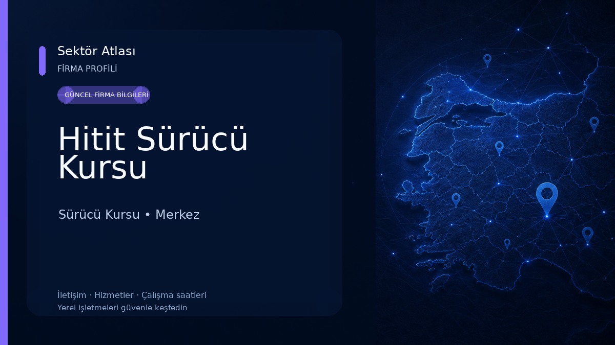 Hitit Sürücü Kursu Sürücü Kursu