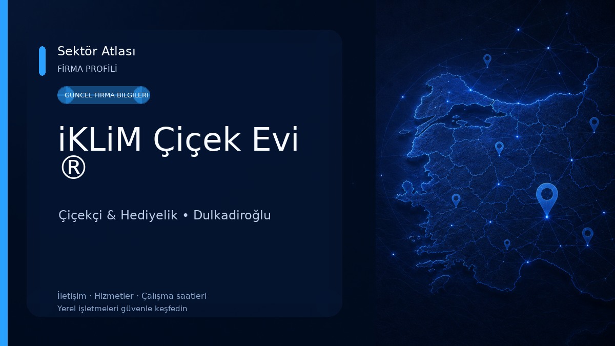 iKLiM Çiçek Evi ® Çiçekçi & Hediyelik