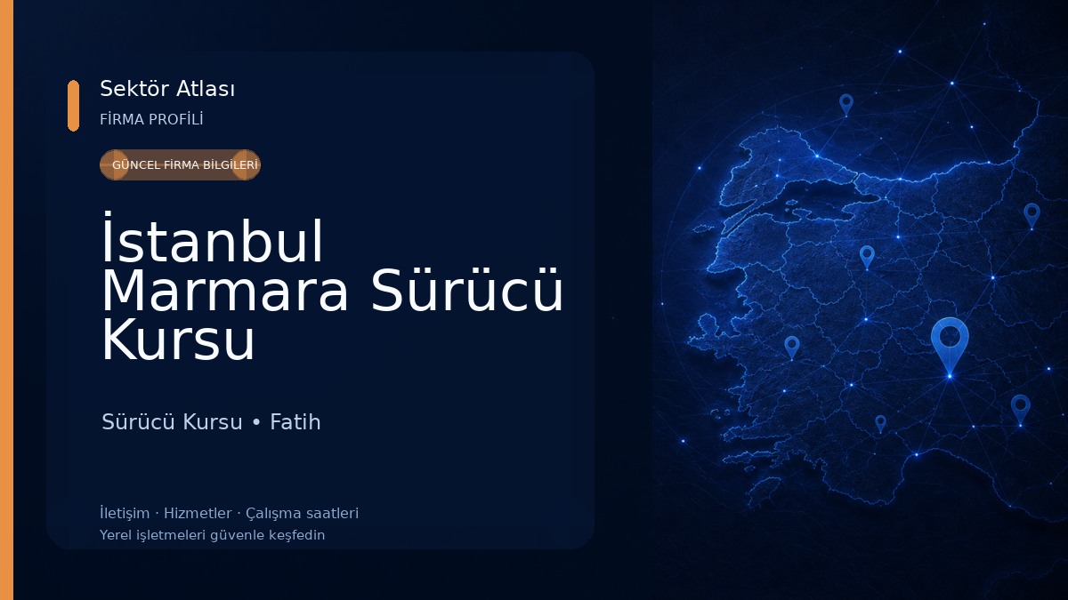 İstanbul Marmara Sürücü Kursu Sürücü Kursu