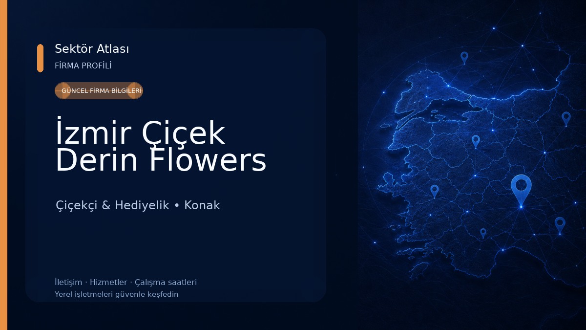 İzmir Çiçek Derin Flowers Çiçekçi & Hediyelik
