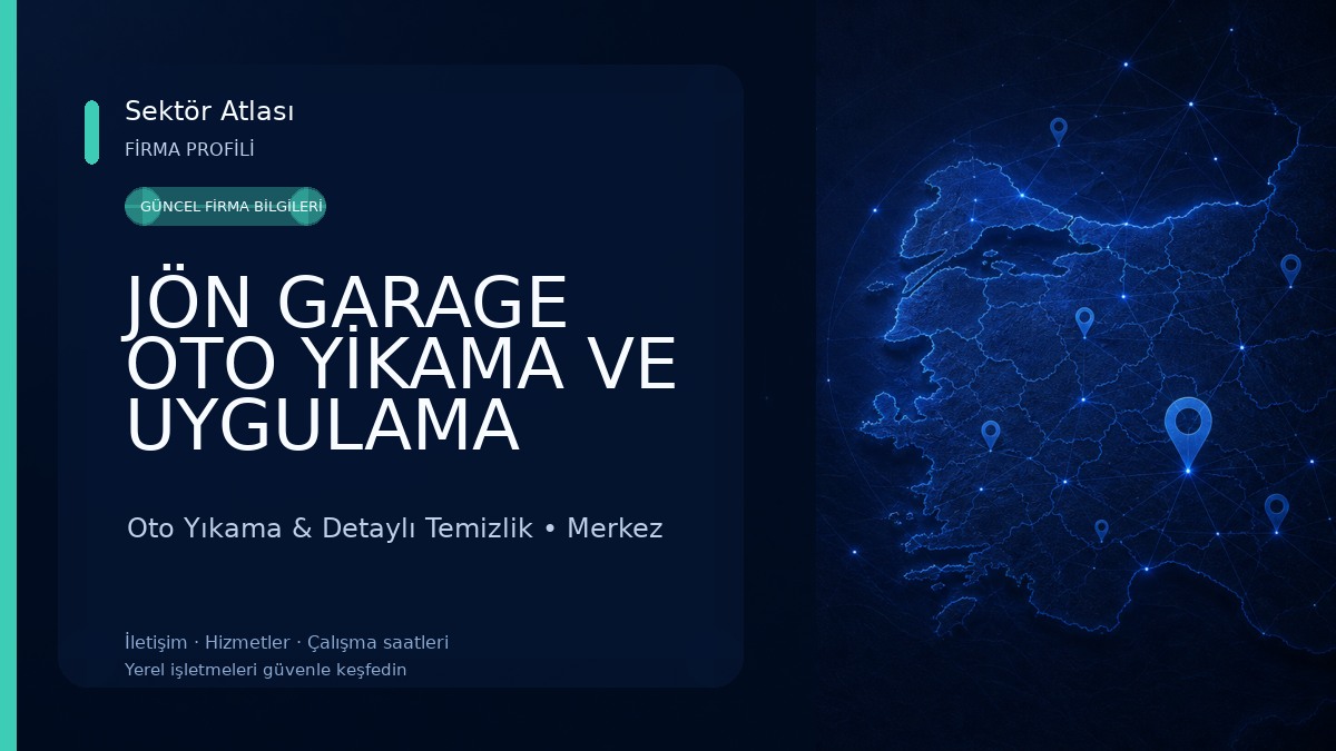 JÖN GARAGE OTO YİKAMA VE UYGULAMA MERKEZİ Oto Yıkama & Detaylı Temizlik