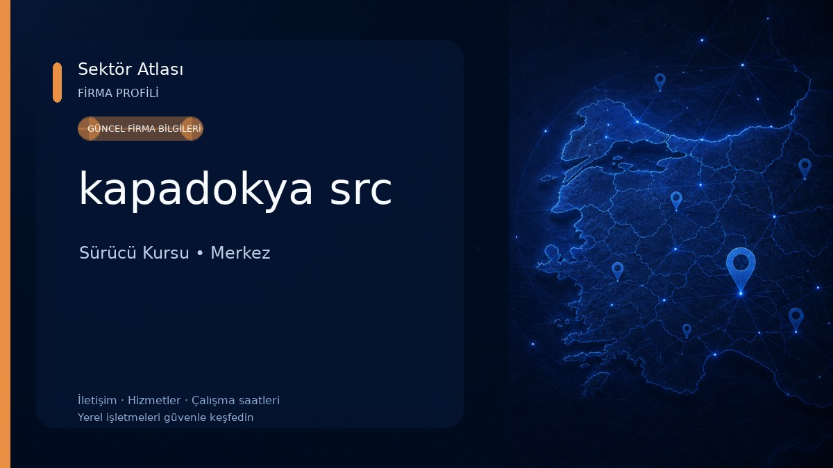 kapadokya src Sürücü Kursu