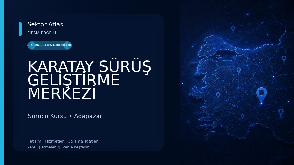 KARATAY SÜRÜŞ GELİŞTİRME MERKEZİ Sürücü Kursu