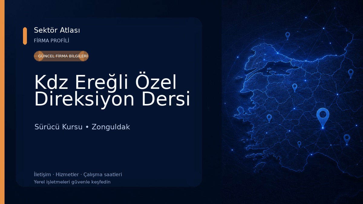 Kdz Ereğli Özel Direksiyon Dersi Sürücü Kursu
