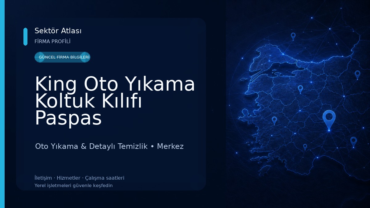 King Oto Yıkama Koltuk Kılıfı Paspas Oto Yıkama & Detaylı Temizlik