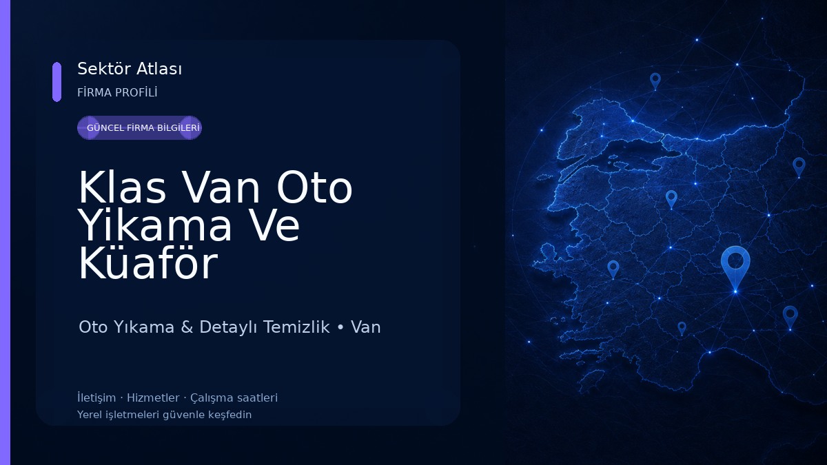 Klas Van Oto Yikama Ve Küaför Oto Yıkama & Detaylı Temizlik