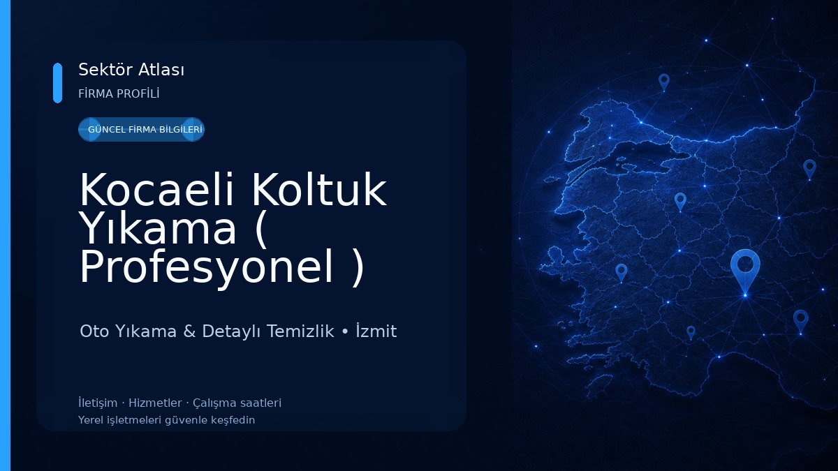 Kocaeli Koltuk Yıkama ( Profesyonel ) Oto Yıkama & Detaylı Temizlik