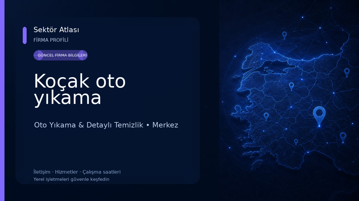Koçak oto yıkama Oto Yıkama & Detaylı Temizlik