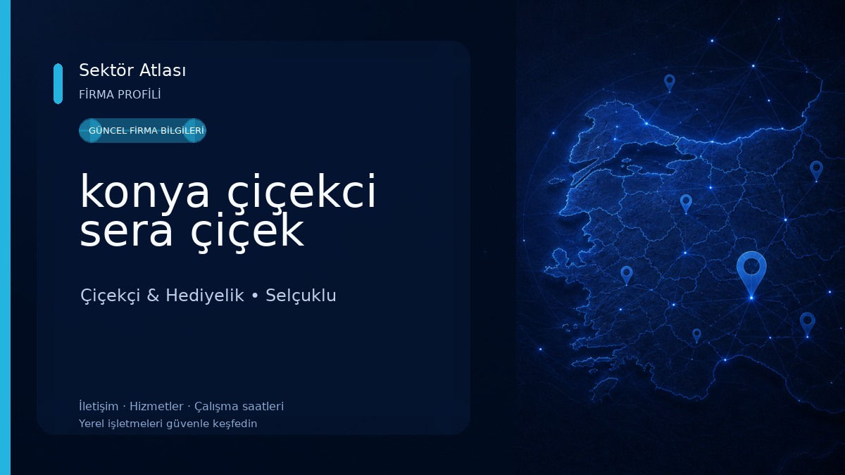konya çiçekci sera çiçek Çiçekçi & Hediyelik