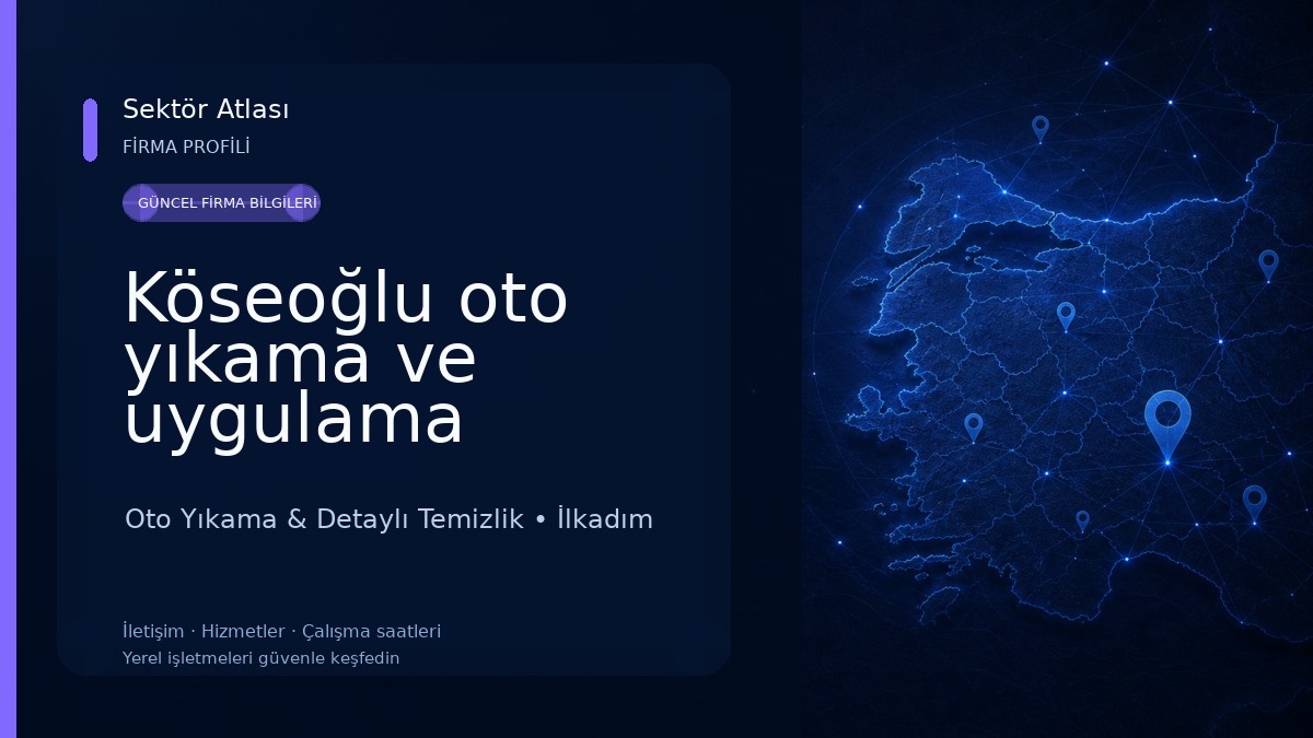 Köseoğlu oto yıkama ve uygulama merkezi Oto Yıkama & Detaylı Temizlik