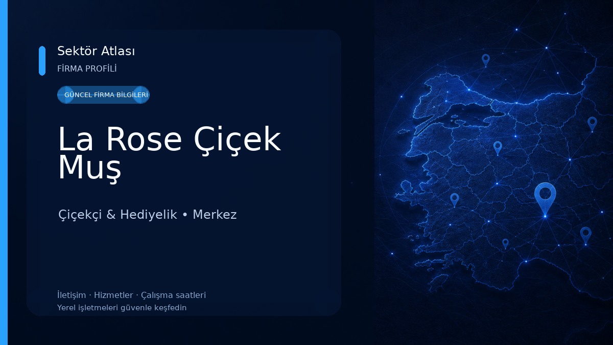 La Rose Çiçek Muş 