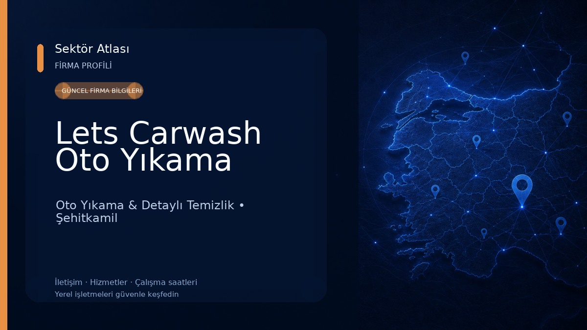 Lets Carwash Oto Yıkama Oto Yıkama & Detaylı Temizlik