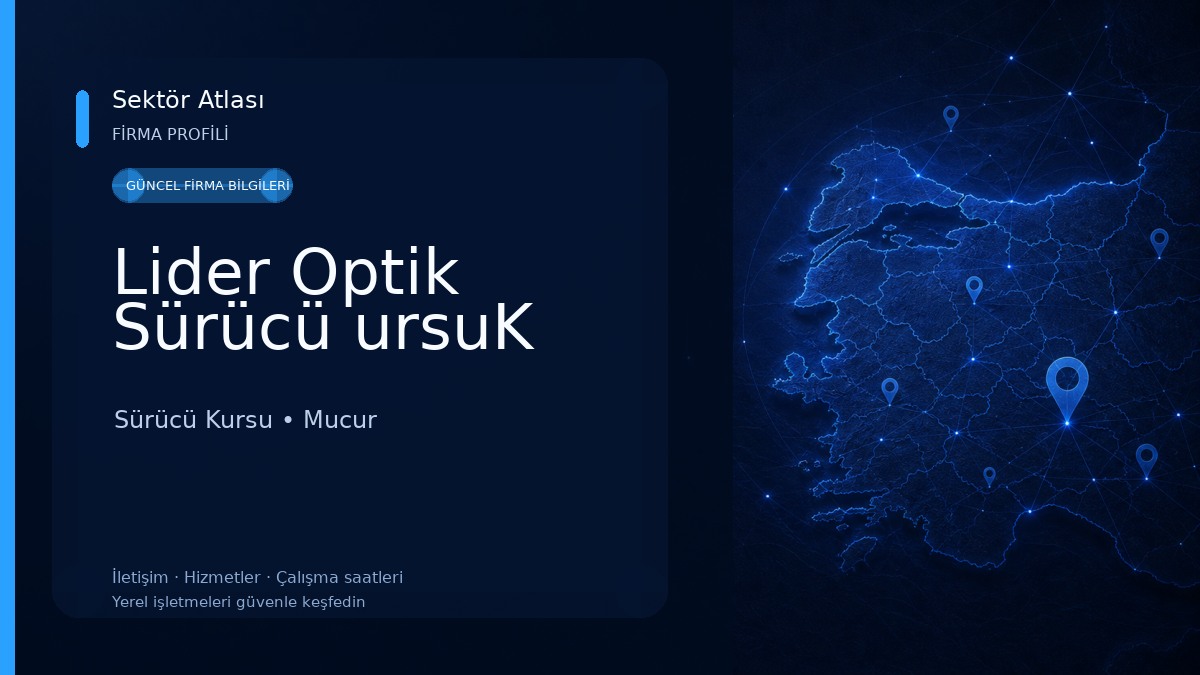 Lider Optik Sürücü ursuK 