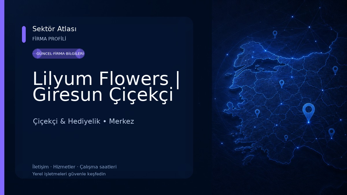 Lilyum Flowers | Giresun Çiçekçi 