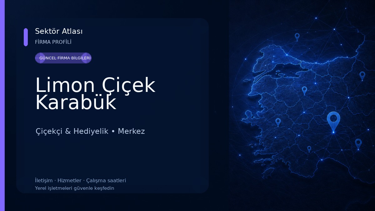 Limon Çiçek Karabük Çiçekçi & Hediyelik